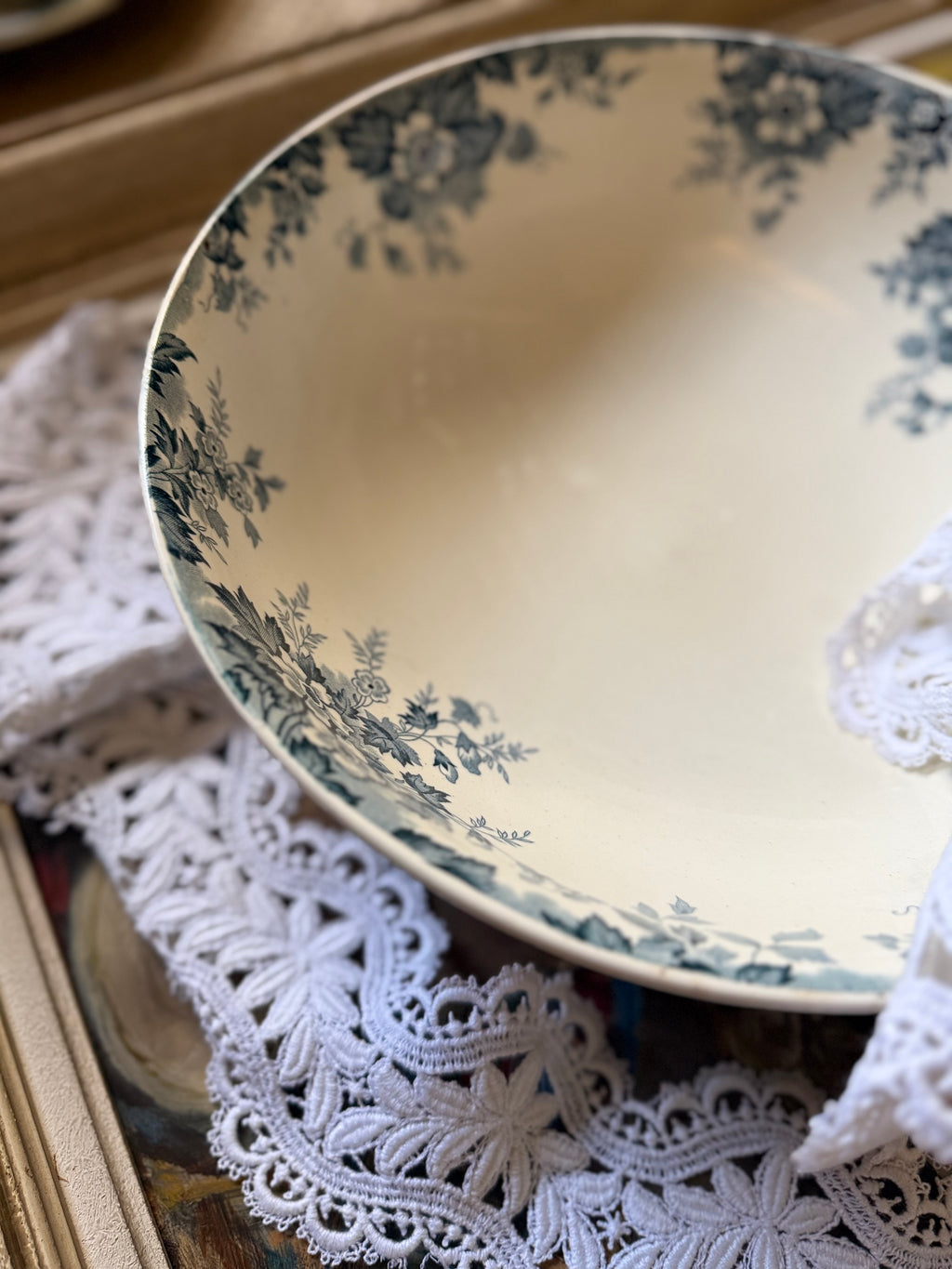 Grand saladier en terre de fer Saint Amand - Le boudoir luxe de Solenn