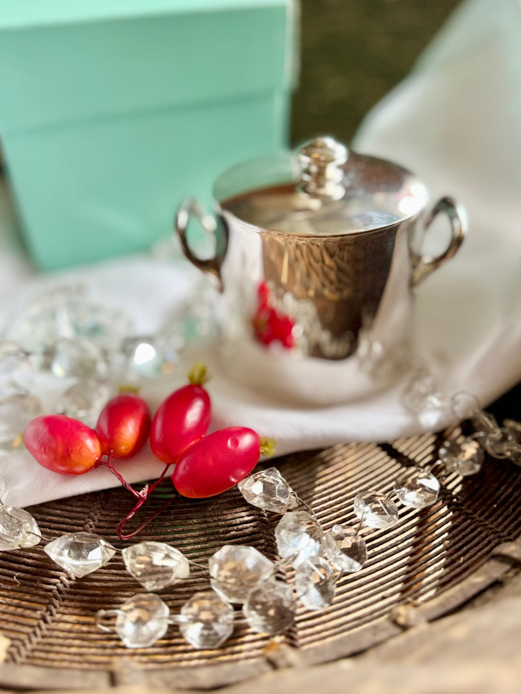 Sucrier Ercuis, métal argenté - Le boudoir luxe de Solenn