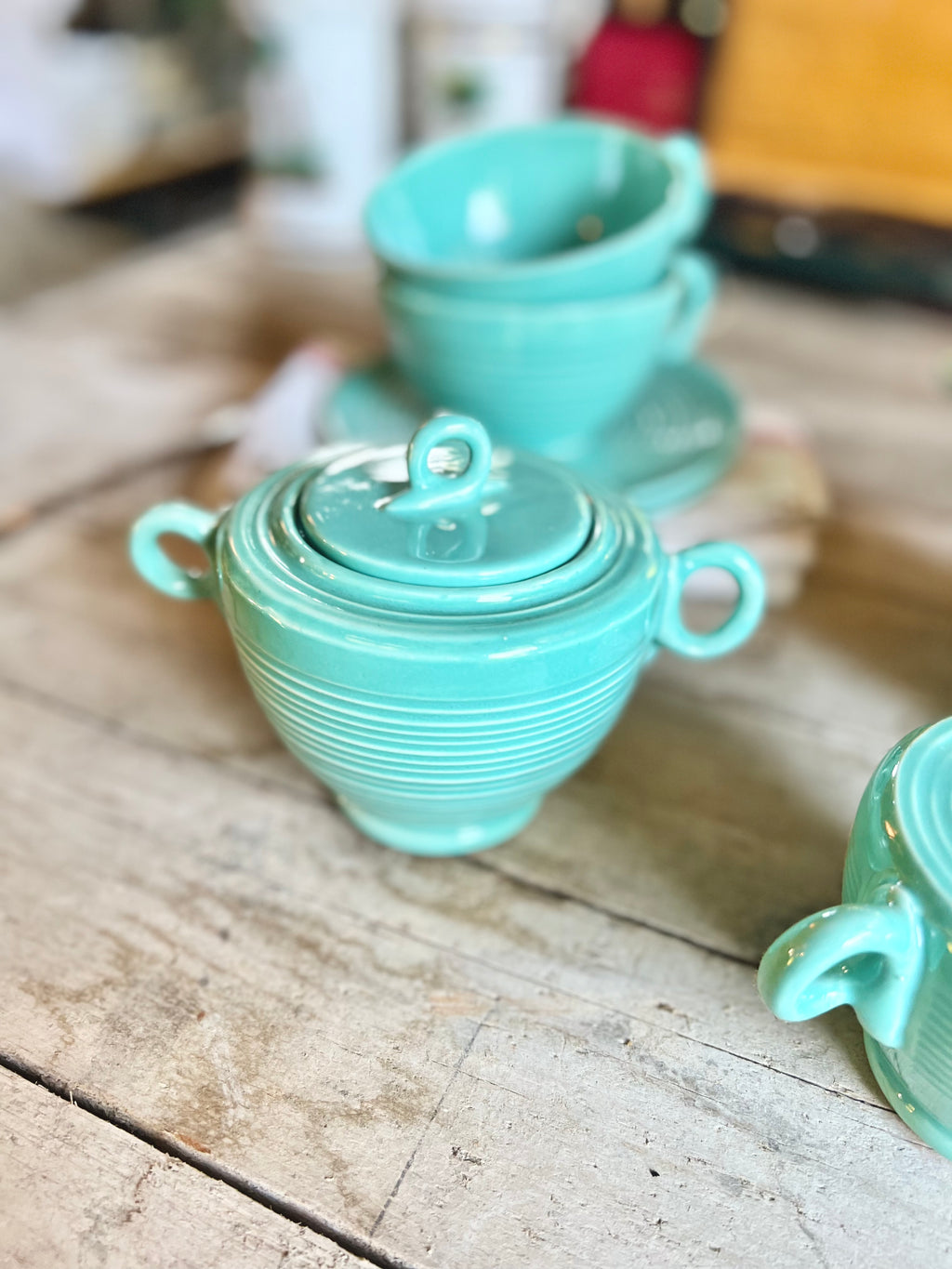 Service en barbotine de Saint Clément - Le boudoir luxe de Solenn