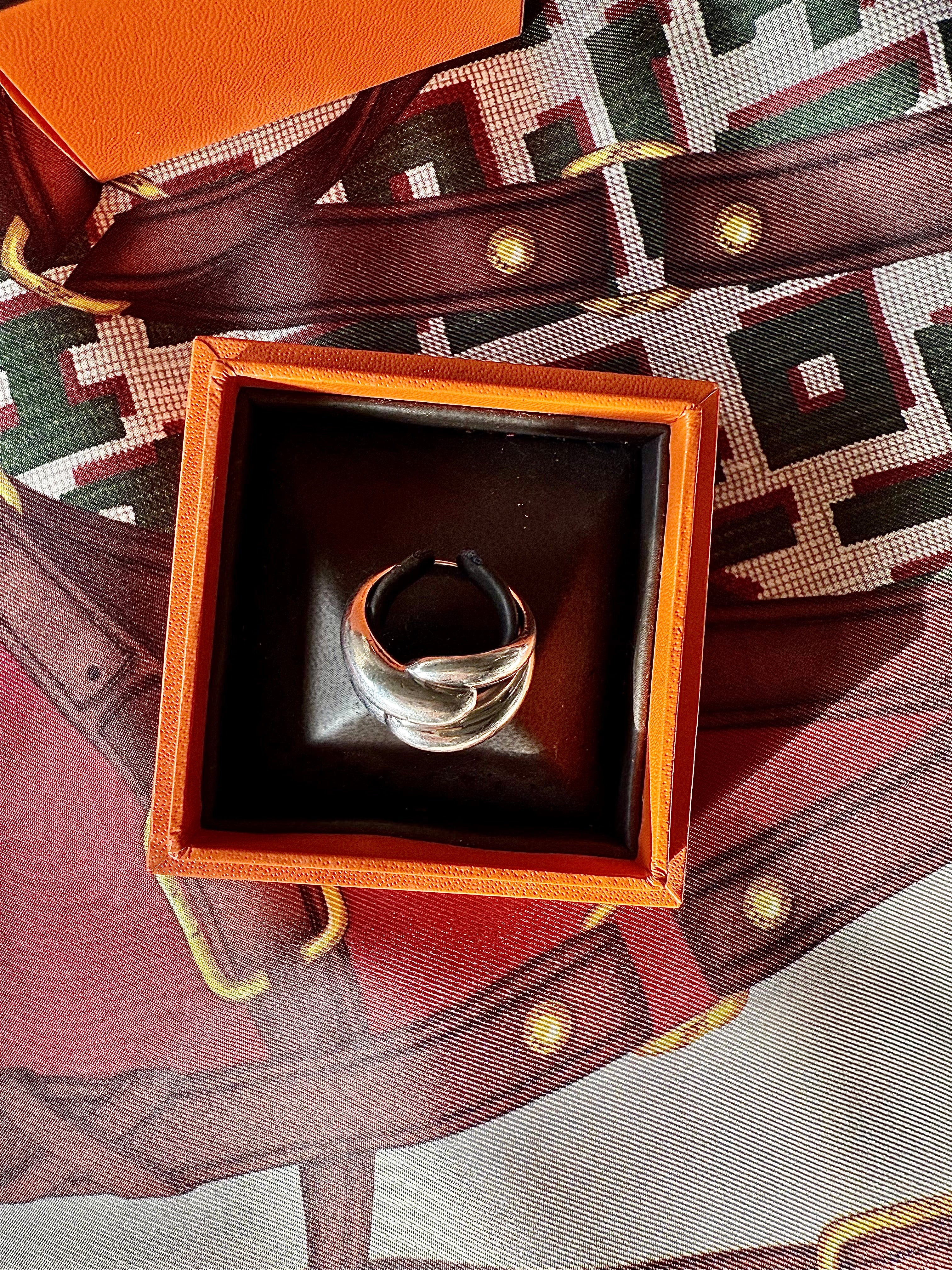 Bague noeud en argent - Le boudoir luxe de Solenn