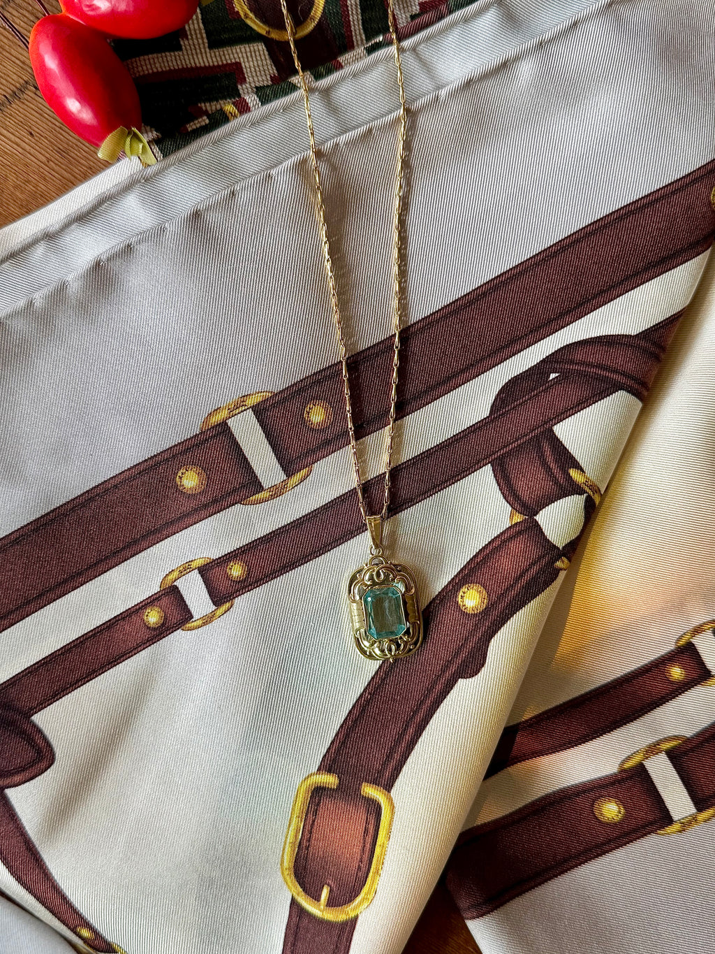 Collier 1920, plaqué or - Le boudoir luxe de Solenn