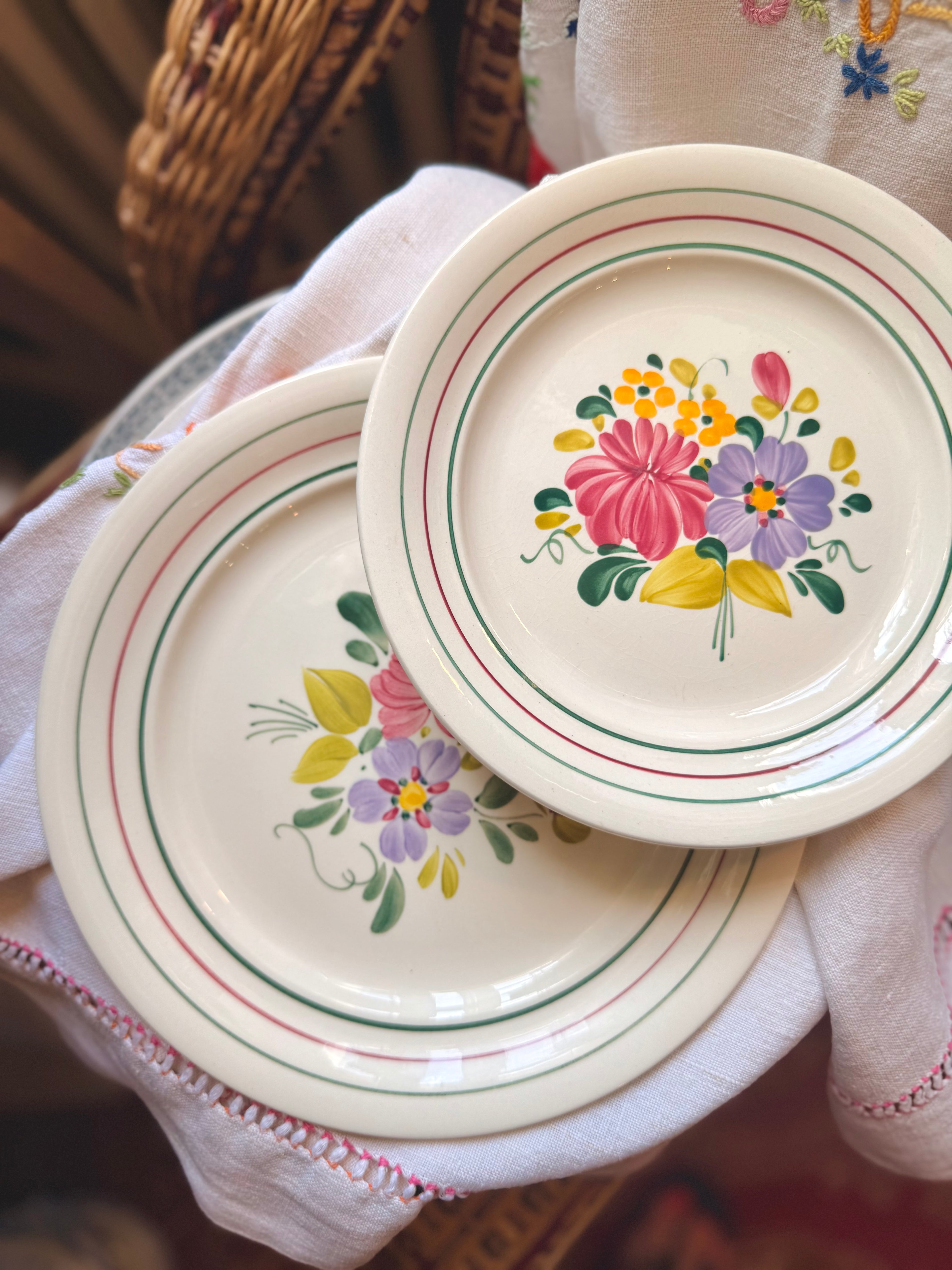 Petites Assiettes Villeroy et Boch « bouquet de printemps »