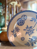 Assiettes plates Clairefontaine, terre de fer
