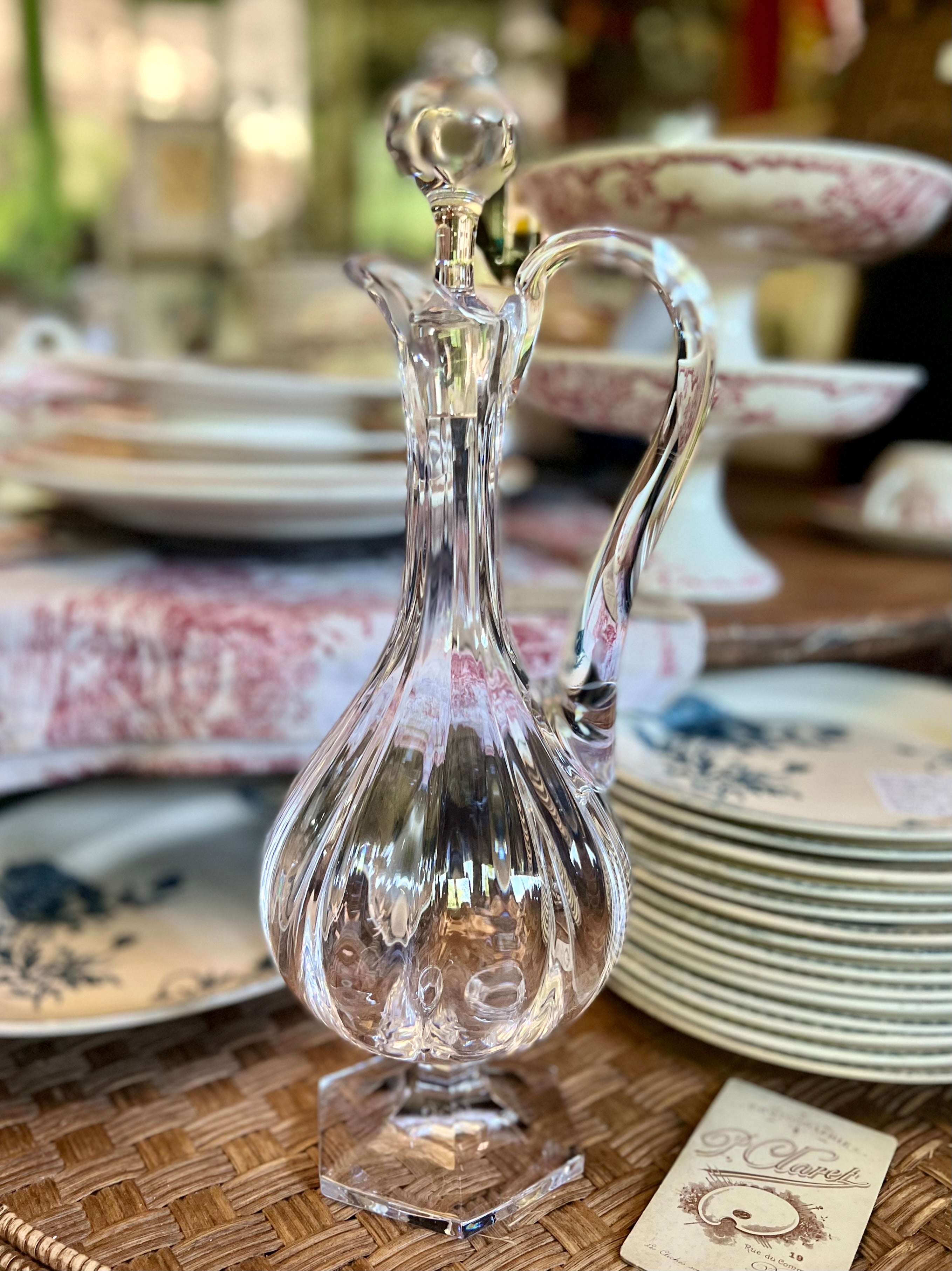 Carafe en cristal de Saint Louis - Le boudoir luxe de Solenn