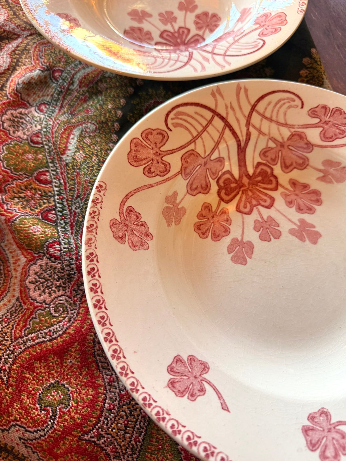 assiette creuses Luneville, Lucien