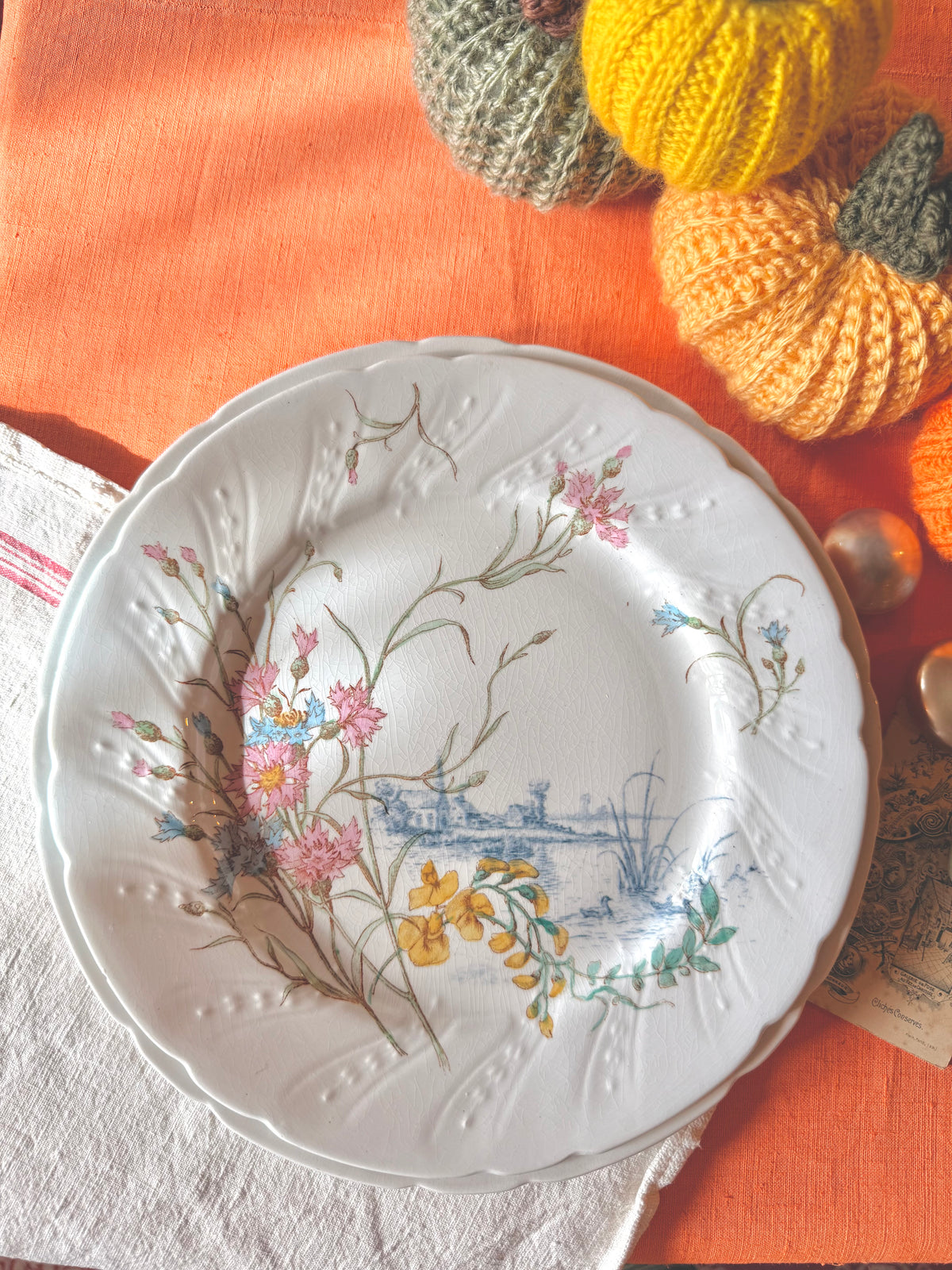 Assiettes plates, Luneville