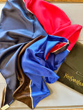 Foulard Yves Saint Laurent en soie - Le boudoir luxe de Solenn