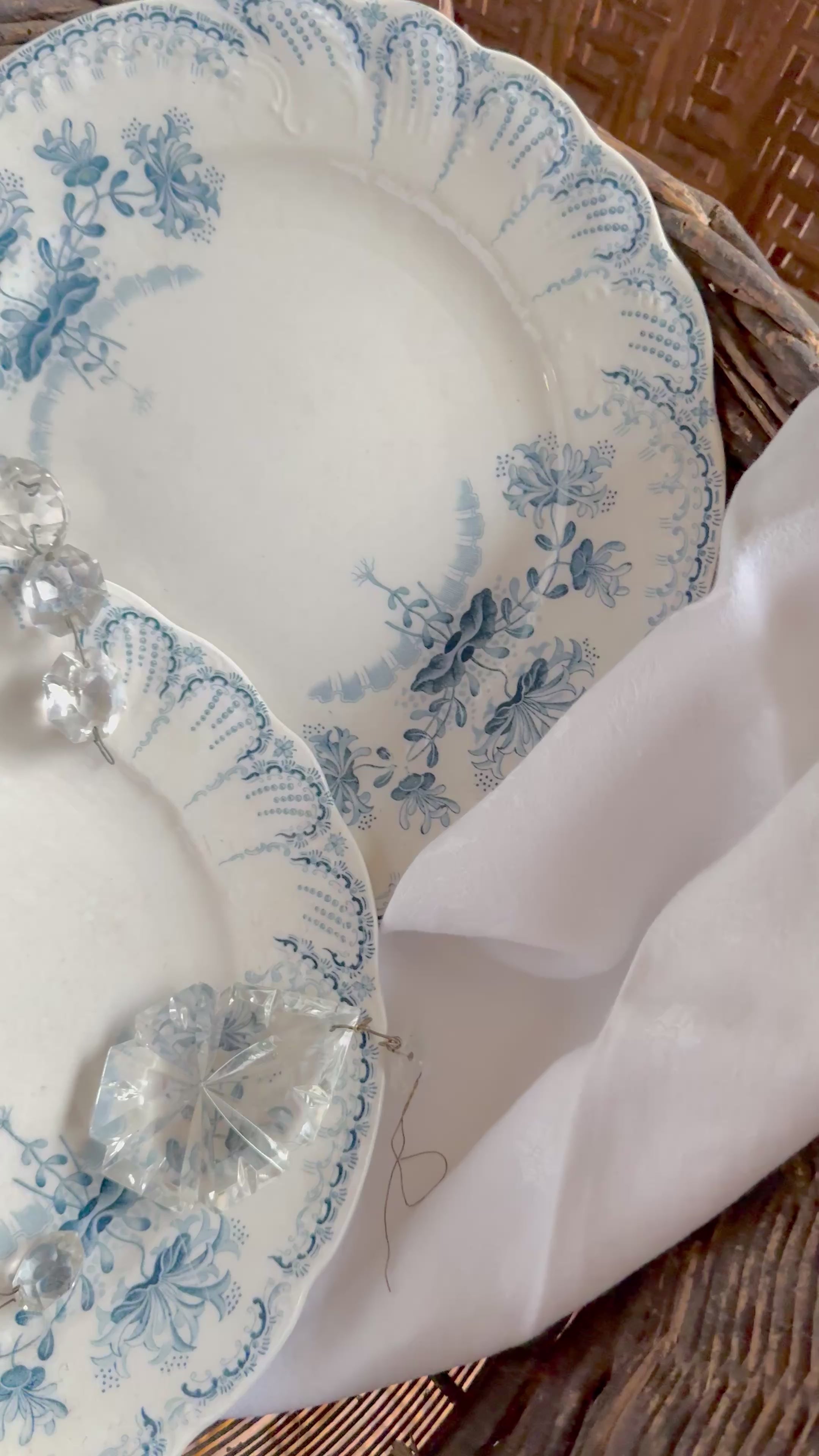 24 assiettes plates Saint Amand, terre de fer