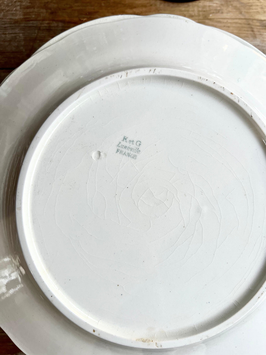 Assiettes plates de Luneville, art nouveau. - Le boudoir luxe de Solenn